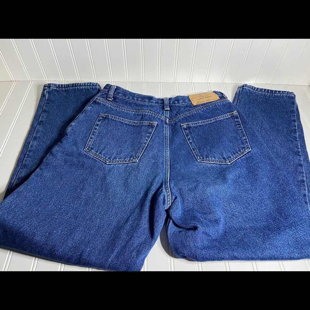 Eddie Bauer 5 Pocket Flannel Lined Jeans